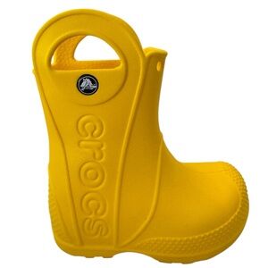 CROCS Kids Yellow Boots